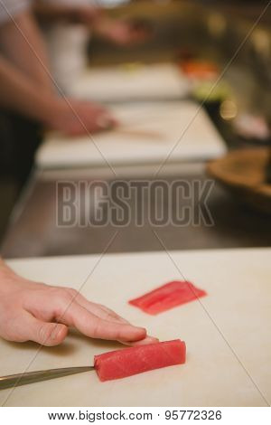 fresh raw sashimi, japanese couisine.