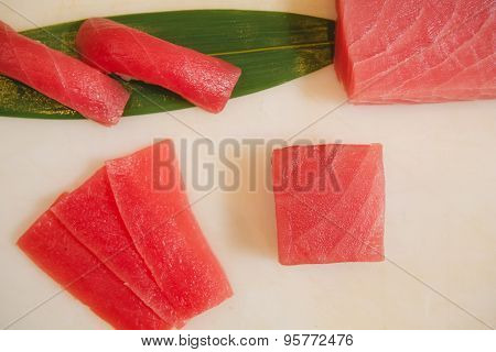 fresh raw sashimi, japanese couisine