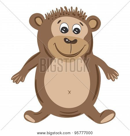 Vector Monkey Illustration