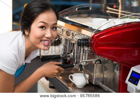 Using Coffee Machine