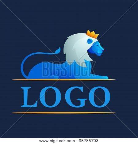 Modern 3D Volume Lion Logo