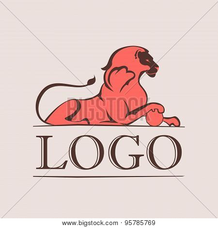 Vintage Lion Logo