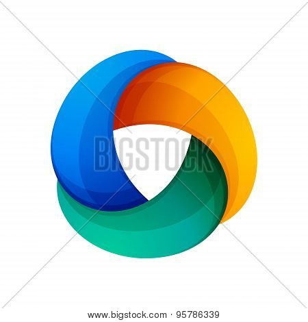 Abstract Triangle Vector Logo