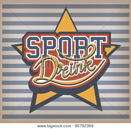 Sport Drink Label