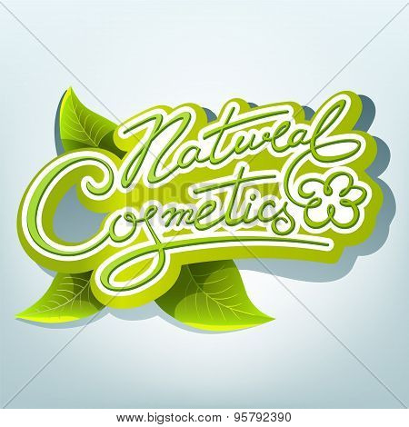 Natural Cosmetics Label