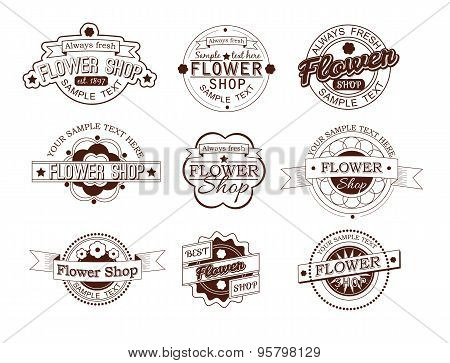Flower Shop Labels