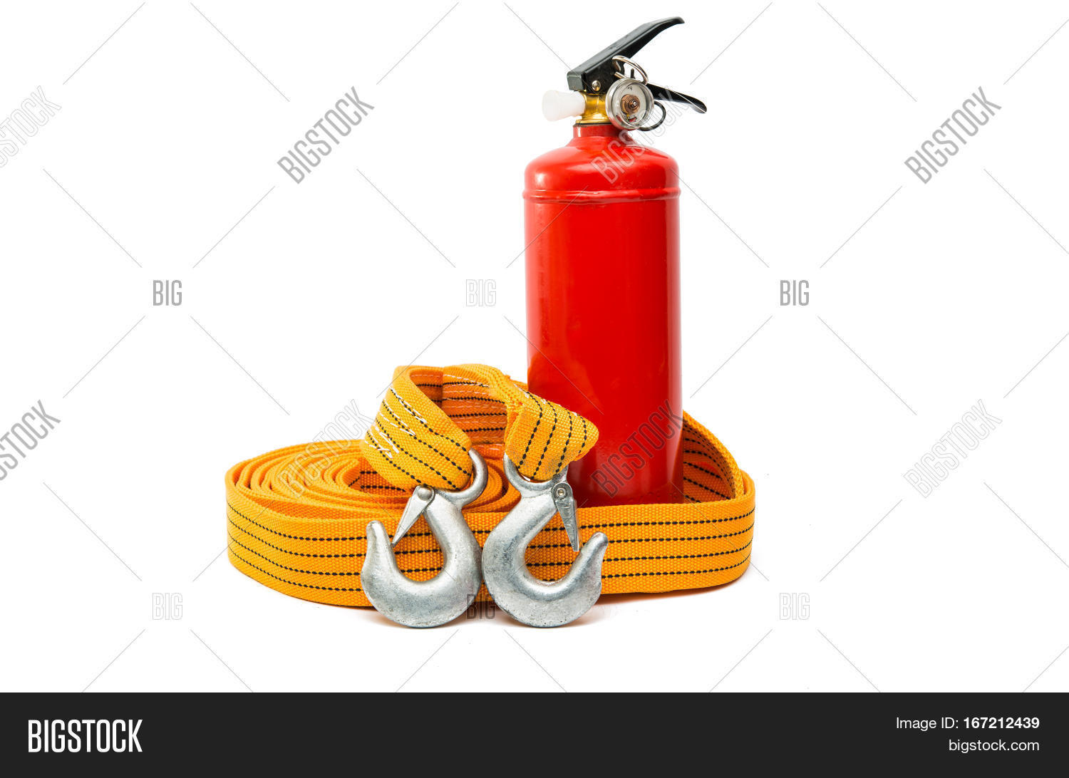 Tow Rope Car Isolated Image & Photo (Free Trial) Bigstock