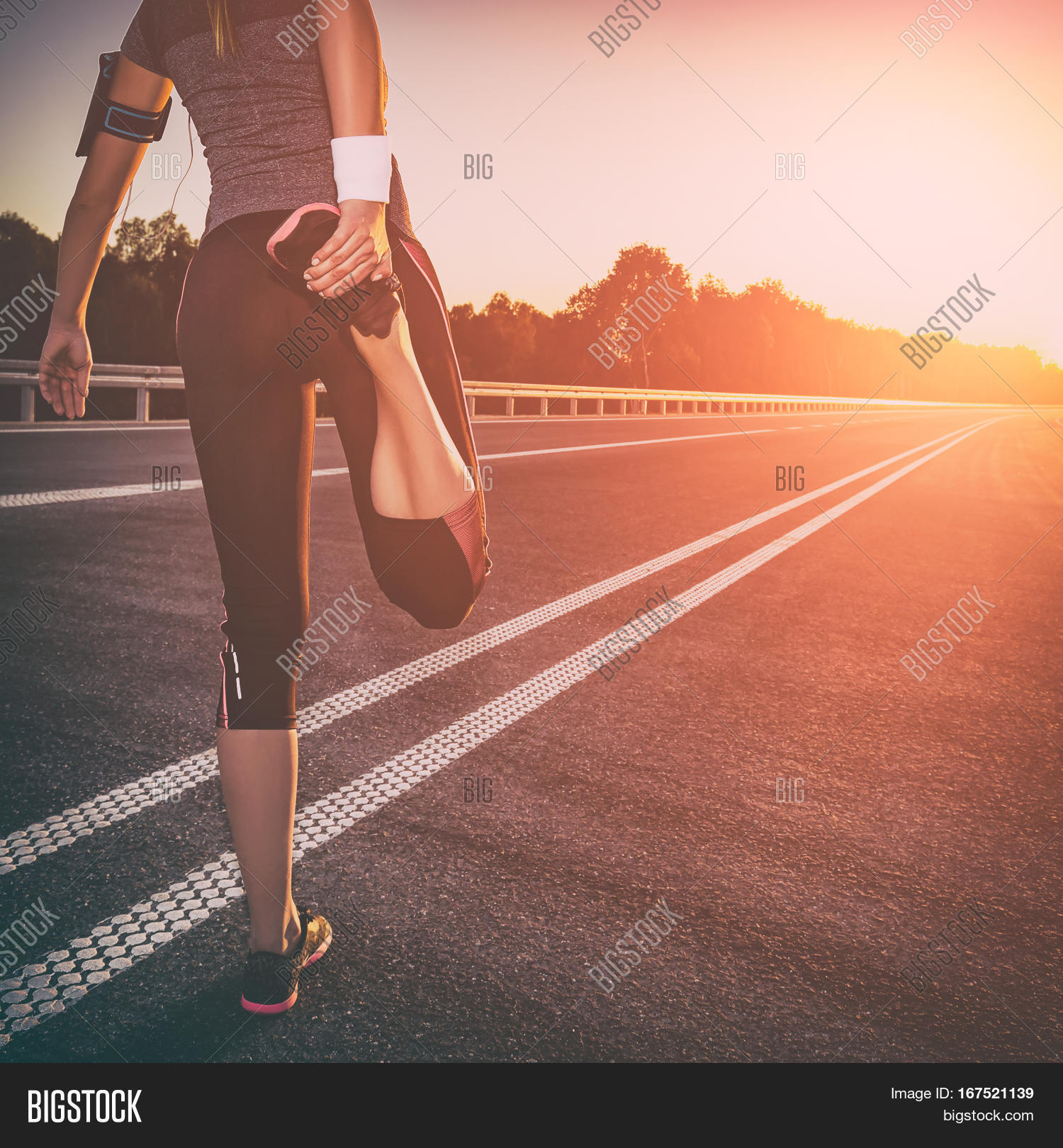 Stretching Run Runner Image & Photo (Free Trial) Bigstock
