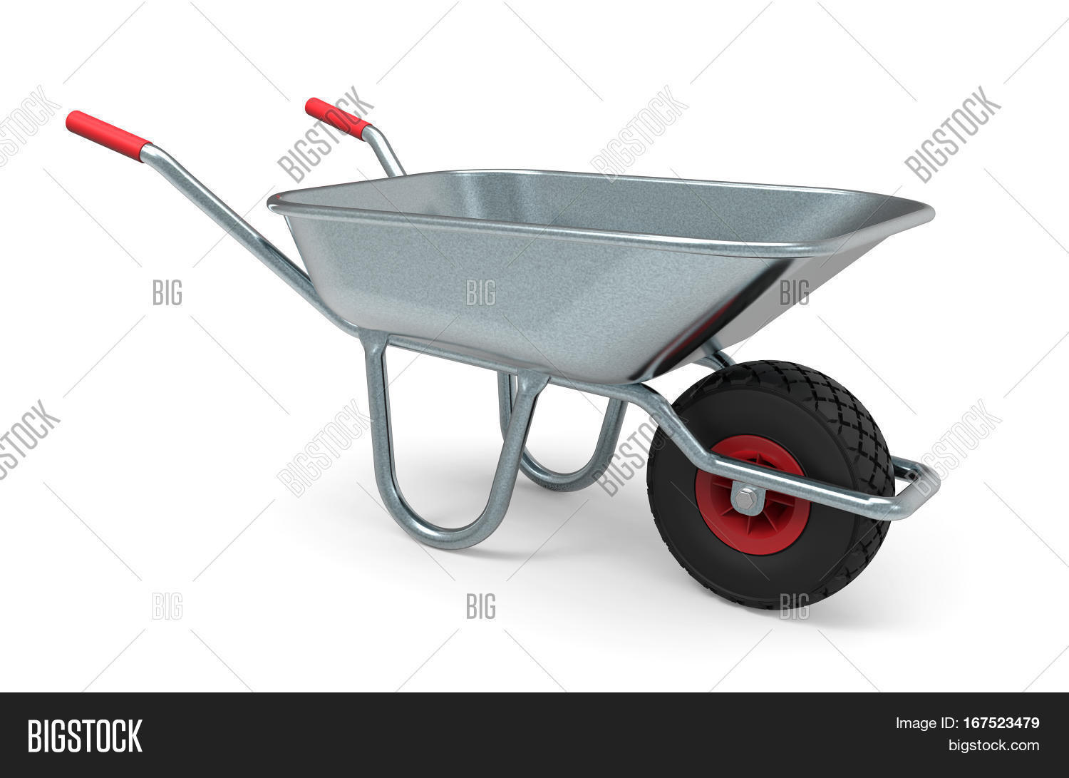 Wheelbarrow Empty Image & Photo (Free Trial) Bigstock