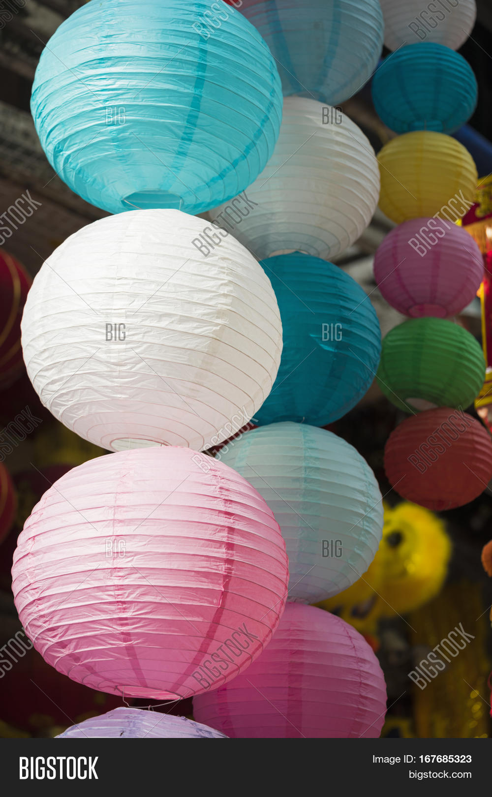 Paper Lanterns Sale On Image & Photo (Free Trial) Bigstock