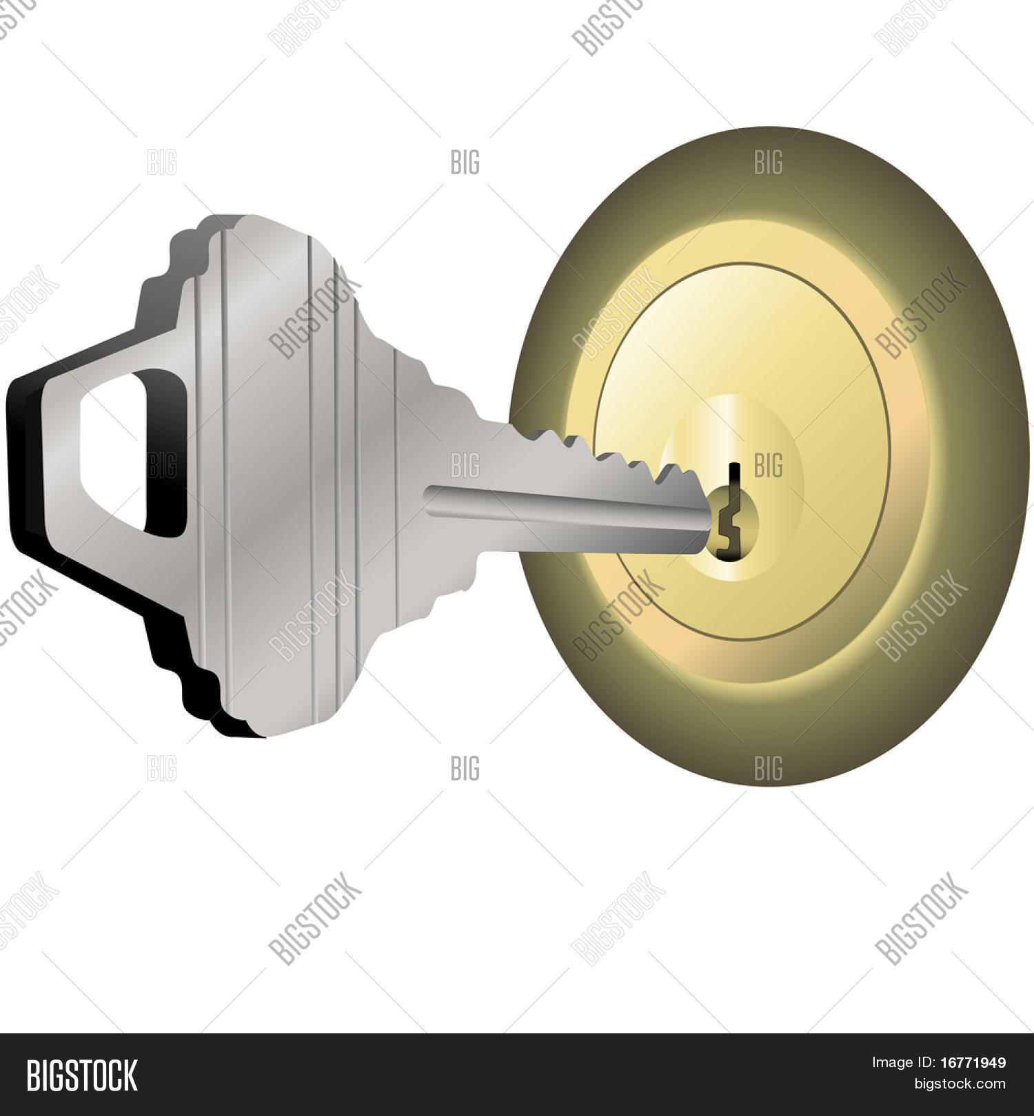 Steel House Key Vector & Photo (Free Trial) Bigstock