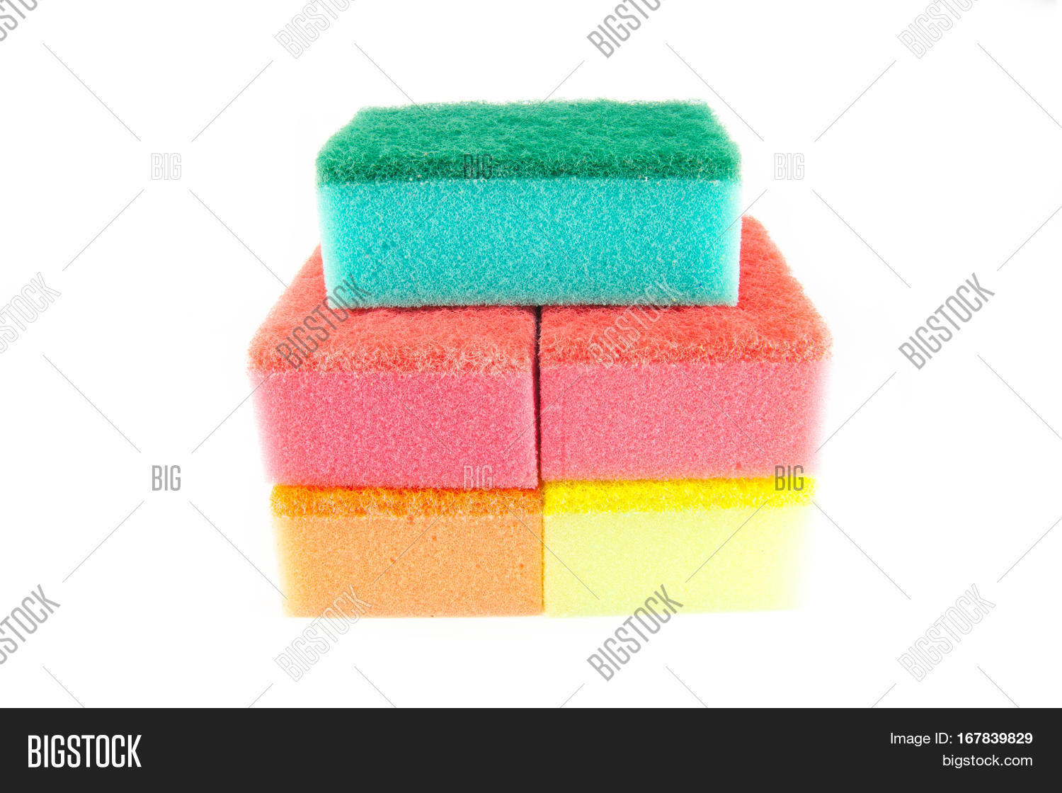 Sponge Scouring Pads Image & Photo (Free Trial) Bigstock
