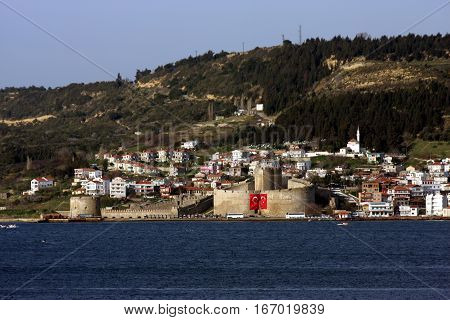 Kilitbahir Castle In Canakkale,turkey. The View From Asia On Europe