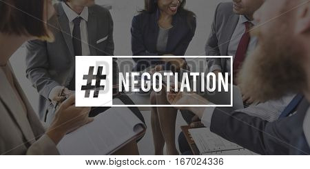 Deals Negotiation Paartnership Corporate Business