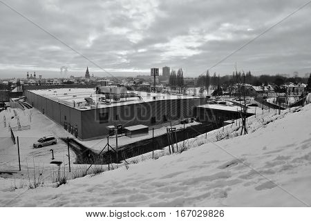 Chomutov, Czech Republic - January 20, 2017: Kaufland Supermarket In Mostecka Street When Viewed Fro