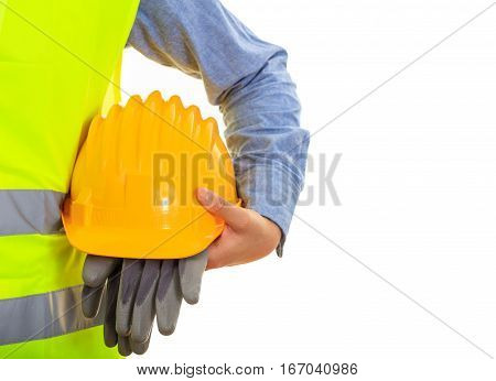 Man Wearing Safety Equipment