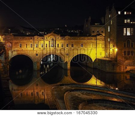 Pulteney Bridge In Bath