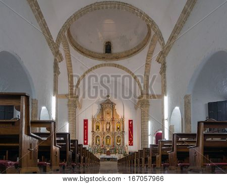 Interior Of The Cathedral Of San Gervasio In Valladolid