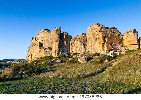 Writing-on-stone Provincial Park In Alberta, Canada