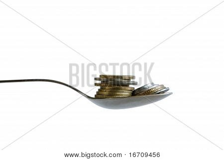 Coins In The Spoon