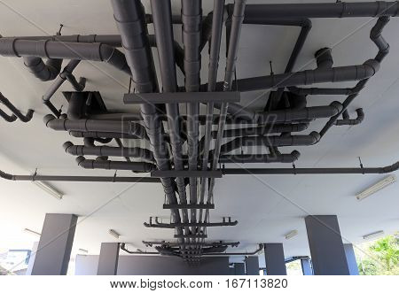 Piping System of an Apartment Perspective View