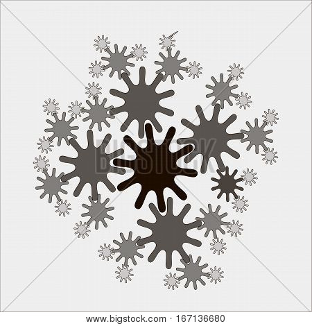 Set of gears represents the structure of organization