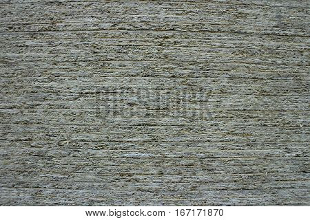 the stacked of chipboard boards in factory