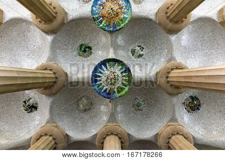 Park Guell In Barcelona