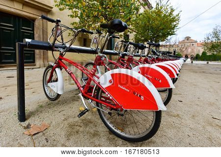 Bicing Bicycles - Barcelona, Spain