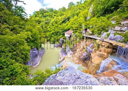 Village Of Kotle Old Watermill On Mirna