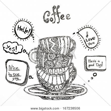 Coloring Pages For Adults,tea