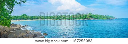 Panorama Of Mirissa Coast