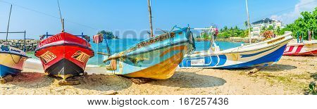 The Walk Among The Boats