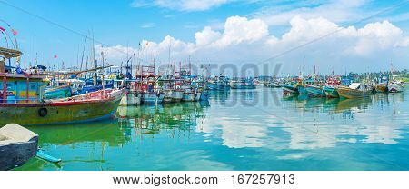 The Port With Fishing Trawlers