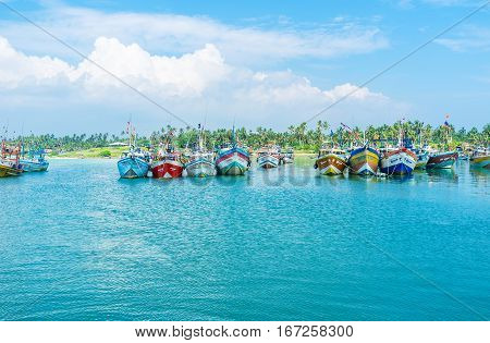 The Blue Waters In Harbor