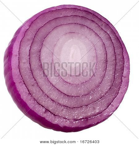 Violet ui gesneden op witte achtergrond (geïsoleerd).
