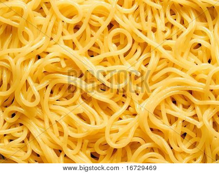 Fond de plan rapproché de spaghetti.