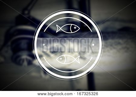 Fishing, Logo, Vintage Effect