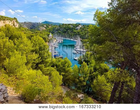 Calanque Between Marseille And Cassis, Provence, France