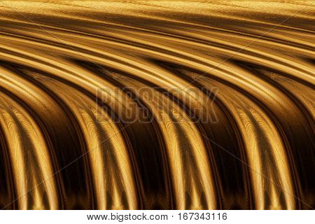 Texture Of Black Gold. Abstract Seamless Texture. Fractal Art Background For Creative Design. Decora