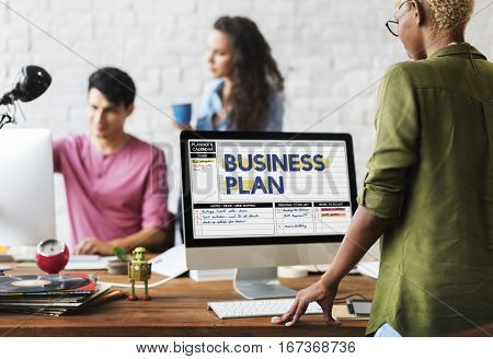 Business Plan Process Strategy Solution Vision Concept
