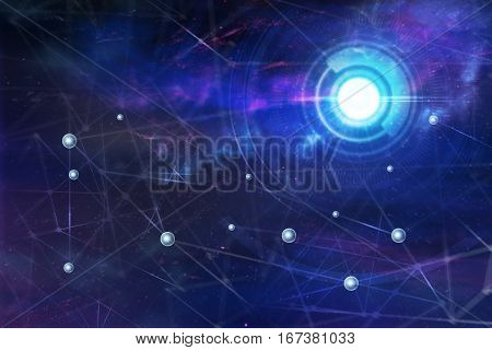 Display screen computer future abstract technology background