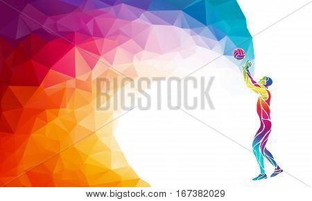 Volleyball Setter Vector Photo Free Trial Bigstock