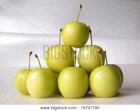pyramid of plums