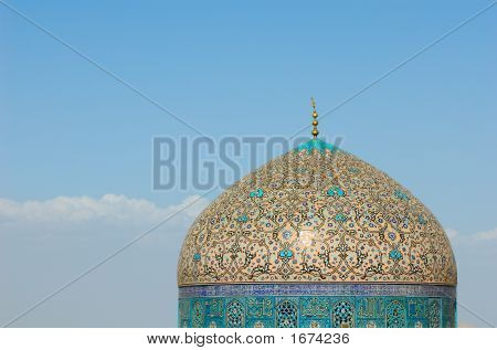Kopule mešity Sheikh Lotf Alláh, Isfahan, Írán