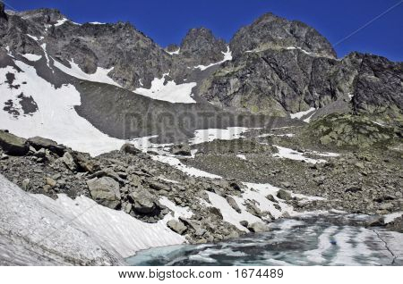 Vedle jezera Blanc