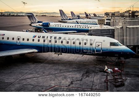 United Express Planes