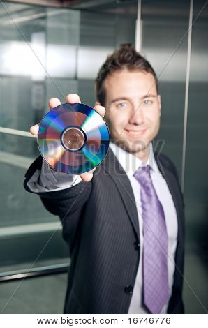 Viser cd eller dvd