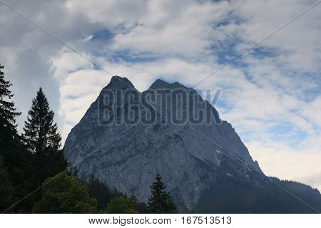 Beautiful countryside around the town of Garmisch