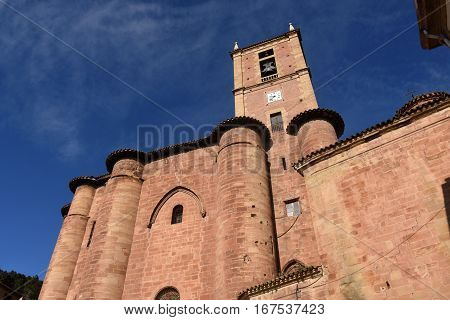 Santa Maria La Real Monastery Najera Way of St. James. La Rioja. Spain